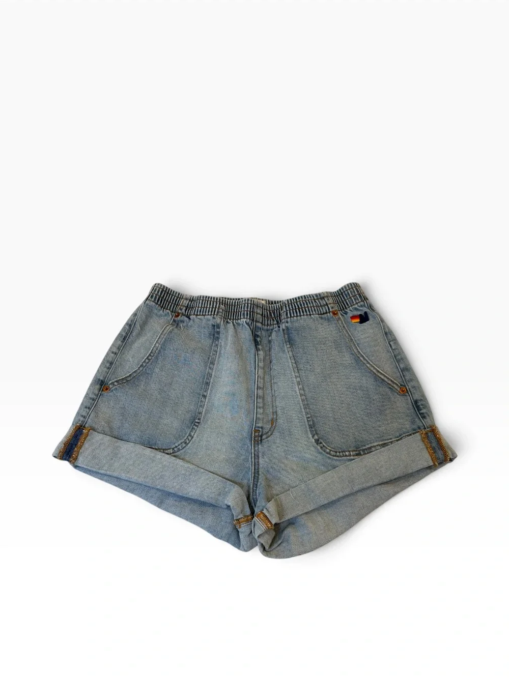 Aviator Nation | Hi-Rise Safari | Jean Shorts | Medium